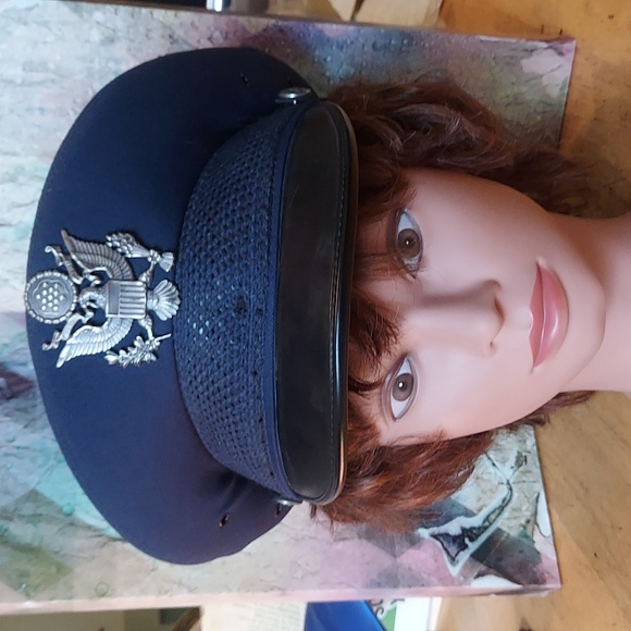 Bernard Other - VTG USAF US Air Force Service Man Dress Hat Cap Wool Blend